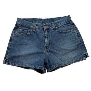 Vintage Lucky Brand Jean Shorts Womens 12 Waist 31 Rigid Denim Shorts 2.5 Inseam